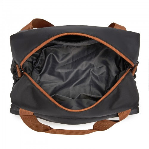 Kono TVK2613 40×30×20 cm black and beige travel bag – detail view 10