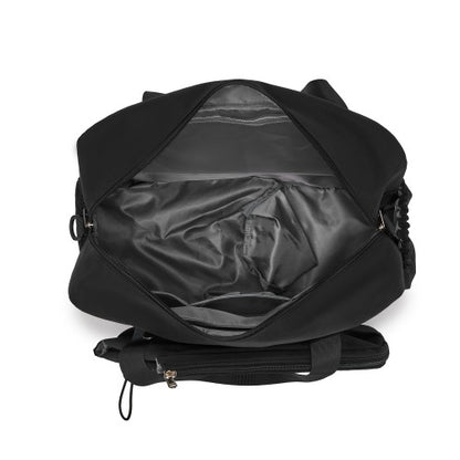 TVK2627 - Kono 25L Unisex Modular Tennis Travel Bag Set, Water Repellent Nylon Gym Bag with Detachable Racket Sleeve