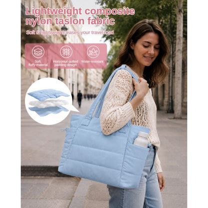 TVN2621 - 2-Piece Women's Tote Bag Set, Water Repellent Handbag with Laptop Compartment for Commute Travel And Outings