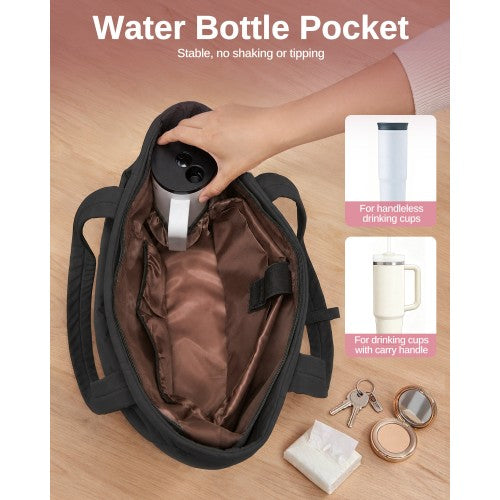 TVN2621 - 2-Piece Women's Tote Bag Set, Water Repellent Handbag with Laptop Compartment for Commute Travel And Outings