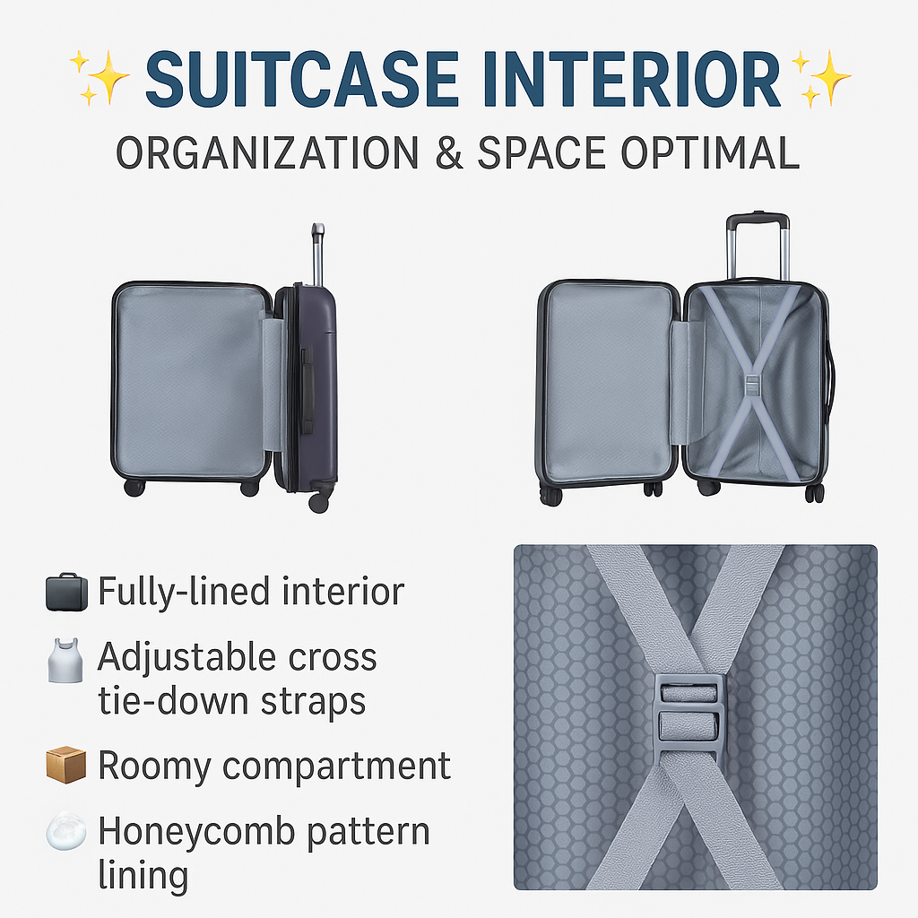 Tabby AeroGlide 20-inch suitcase – detail view 4