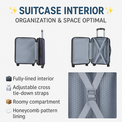 Tabby AeroGlide 20-inch suitcase – detail view 4