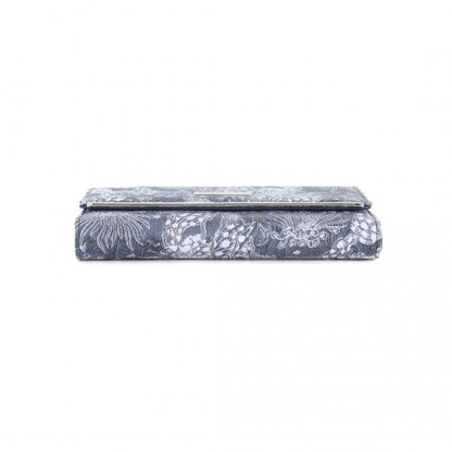 WTM2448 - Miss Lulu Elegant Women's Long Purse with Detachable Wrist Strap And Multi-Card Organizer - Navy
