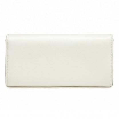 WTM2454 - Miss Lulu Sleek and Elegant Long Wallet for Women– A Timeless Accessory - White