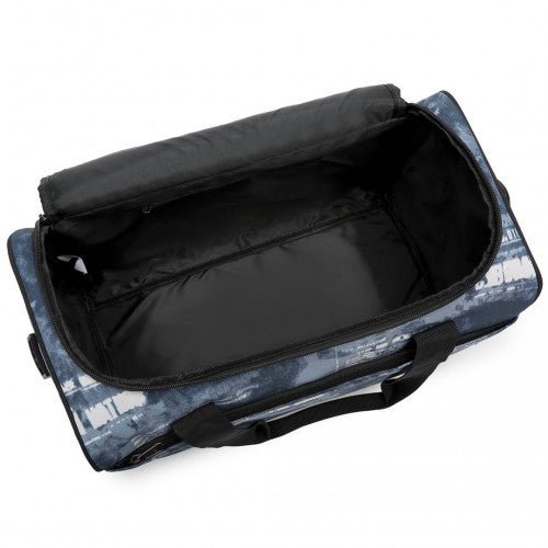 E2016S - Kono Structured Travel Duffle Bag - Cloudy Blue - Easy Luggage