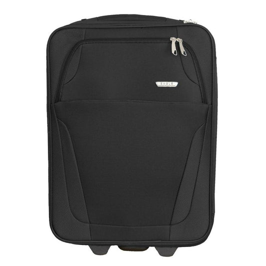 Eagle 2 Wheel Lightweight Expandable Suitcase - Travel Luggage Cabin Trolley Bag | Easy Luggage Black - Easy Luggage