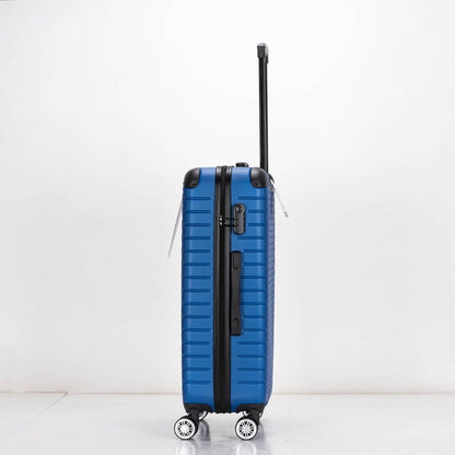 EAGLE Hexagon ABS Hard Shell 4 Wheels Blue - Easy Luggage