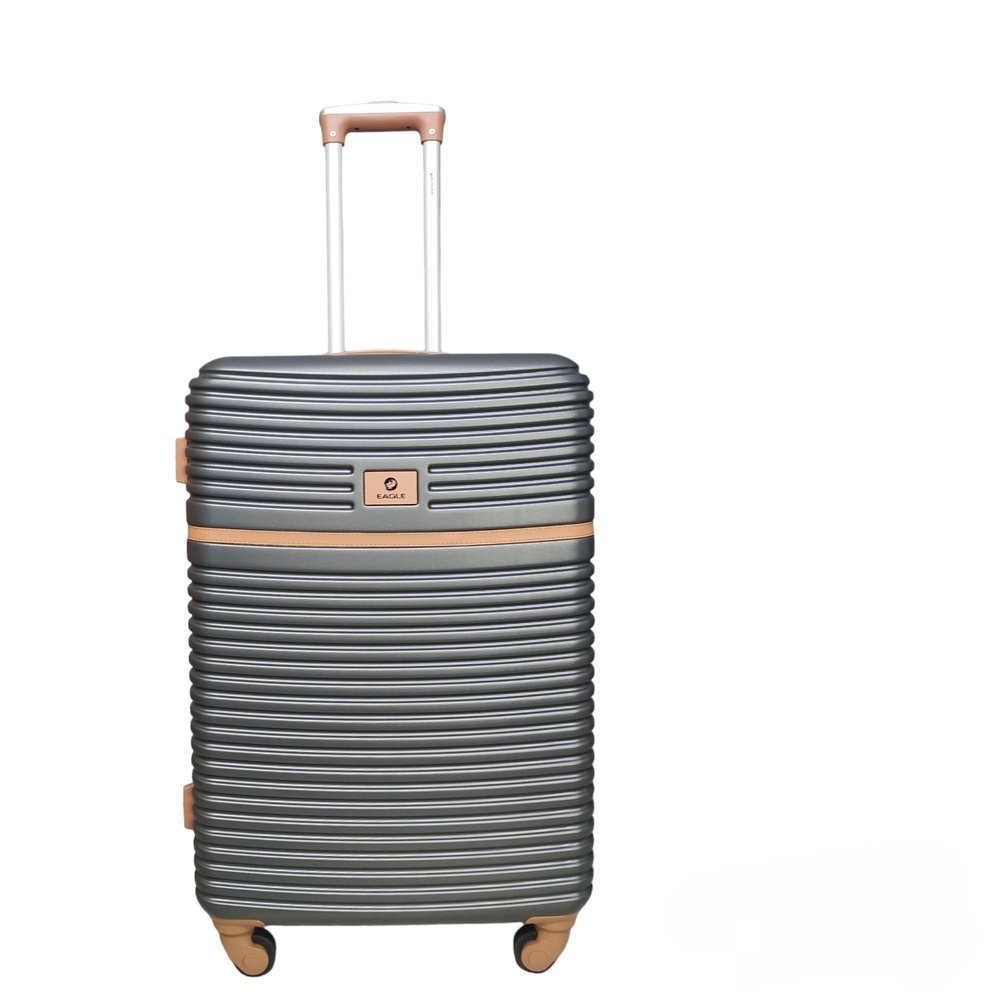 Eagle Lightweight Wheeled Luggage – Durable ABS Carry - On for Seamless Check - In and On - the - Go Adventures Charcoal - Easy Luggage