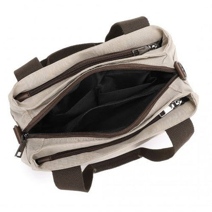 EH2239 - Kono Waterproof Multi - Functional Handbag Cross Body Bag - Khaki - Easy Luggage