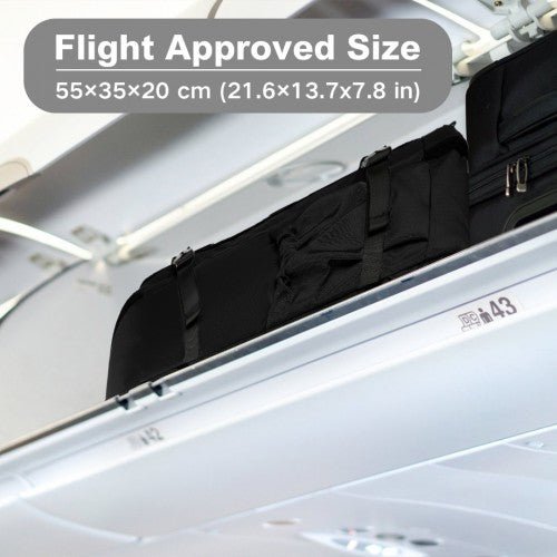 EM2207 - Kono Multifunctional Portable Travel Backpack Cabin Luggage Bag - Black - Easy Luggage