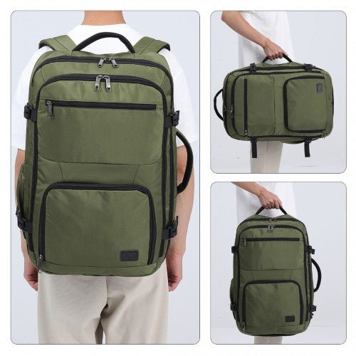 EM2207 - Kono Multifunctional Portable Travel Backpack Cabin Luggage Bag - Green - Easy Luggage