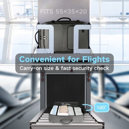 EM2207 - Kono Multifunctional Portable Travel Backpack Cabin Luggage Bag - Grey - Easy Luggage