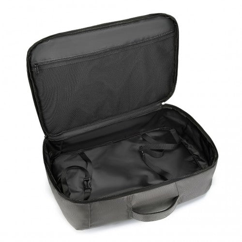 EM2207 - Kono Multifunctional Portable Travel Backpack Cabin Luggage Bag - Grey - Easy Luggage