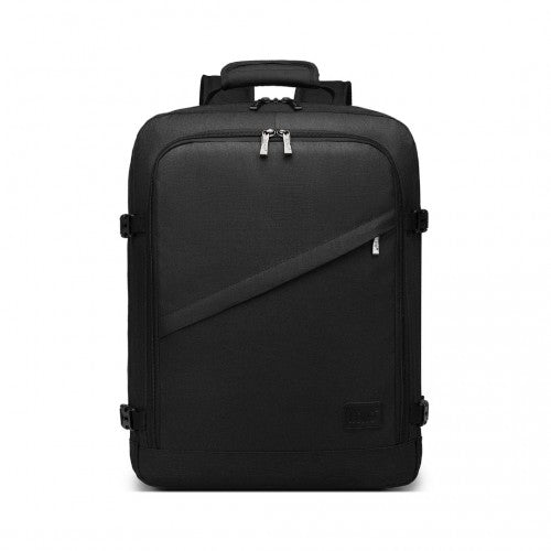 EM2231M - Kono Lightweight Cabin Bag Travel Business Backpack - Black - Easy Luggage