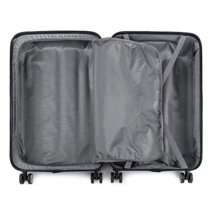 K1777 - 1L - Kono 28 Inch ABS Lightweight Compact Hard Shell Travel Luggage For Extended Journeys - Beige - Easy Luggage