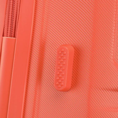 K1871 - 1L - Kono 12 Inch Lightweight Hard Shell ABS Vanity Case - Coral - Easy Luggage