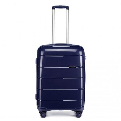 K1997L - KONO 28 INCH HARD SHELL PP SUITCASE - NAVY - Easy Luggage