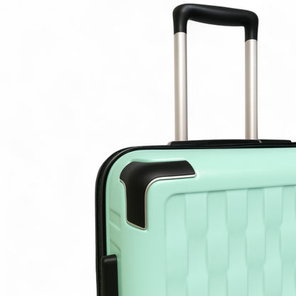 Fantana Premium Expandable Luggage - Hard Shell Polycarbonate, 360° Spinners, TSA Lock - Light Green