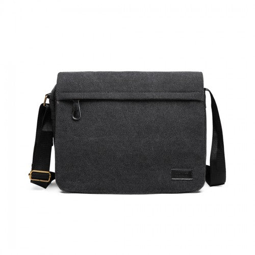 Easy Luggage LB1925 - Kono Classic Expanding Messenger Bag - Black