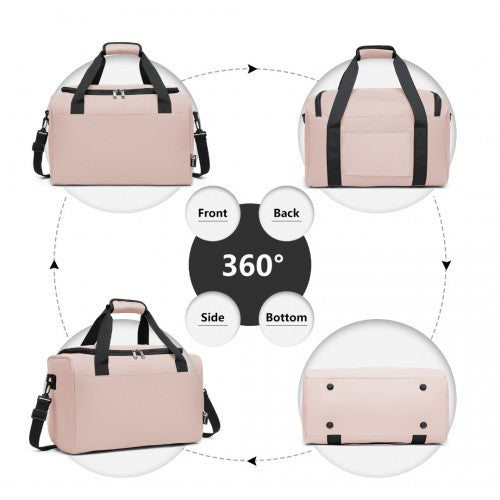 Easy Luggage E2016S - Kono Structured Travel Duffle Bag - Pink
