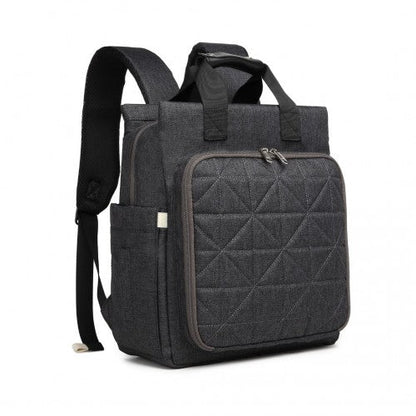 Easy Luggage EM2105 - Kono Simple Lightweight Maternity Changing Bag - Black