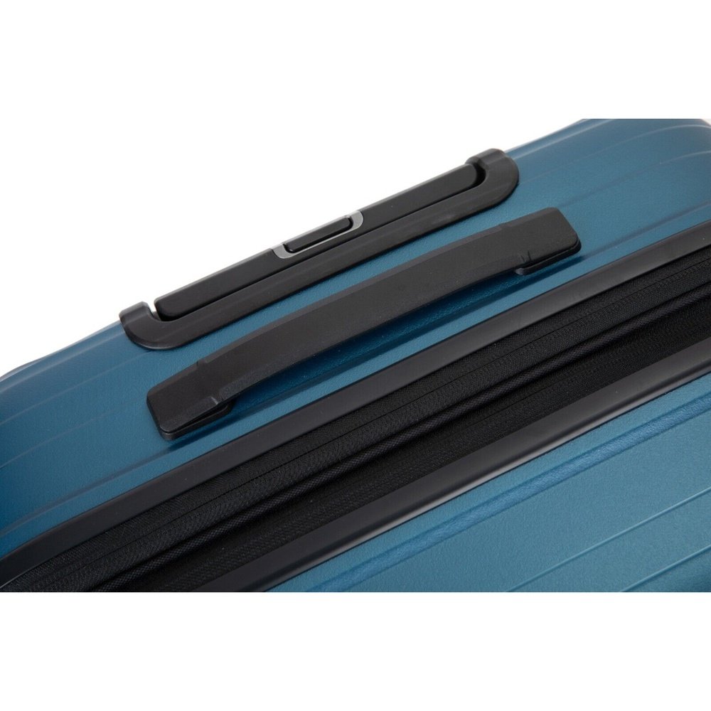 Easy Luggage Fantana Hard Shell Polypropylene Suitcase 8 Wheels Travel Luggage Trolley Ultra Light Case Wine Blue