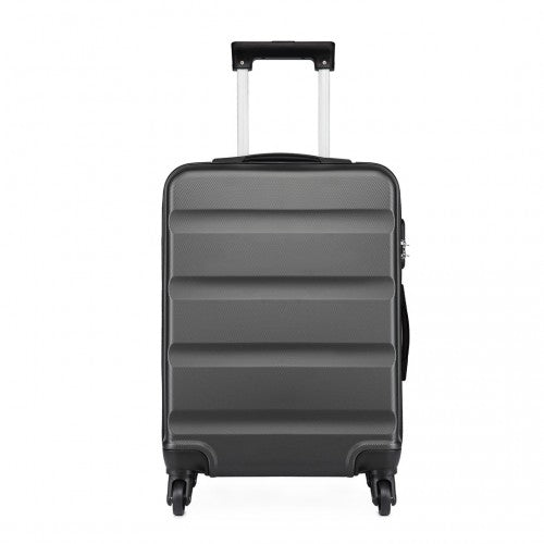 Easy Luggage K1991-1L - Kono 24 Inch Horizontal Design ABS Hard Shell Suitcase With TSA Lock - Grey