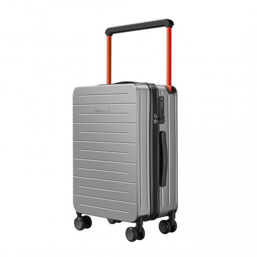 Easy Luggage K2291L - British Traveller 20 Inch Wide Handle Hard Shell PC Luggage With TSA Lock - Grey