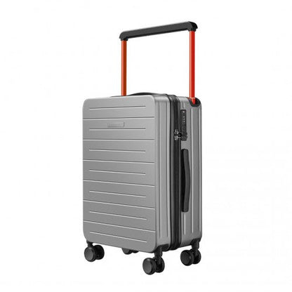 Easy Luggage K2291L - British Traveller 20 Inch Wide Handle Hard Shell PC Luggage With TSA Lock - Grey