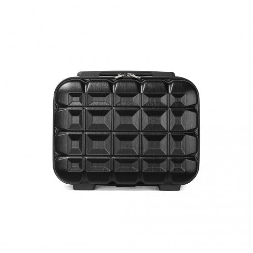Easy Luggage K2292L - Kono 13 Inch Lightweight Hard Shell ABS Vanity Case - Black