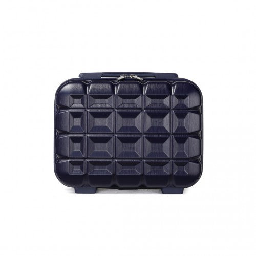 Easy Luggage K2292L - Kono 13 Inch Lightweight Hard Shell ABS Vanity Case - Navy