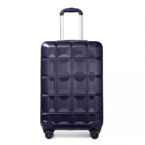 Easy Luggage K2292L - Kono 20 Inch Lightweight Hard Shell ABS Luggage Cabin Suitcase With TSA Lock - Navy