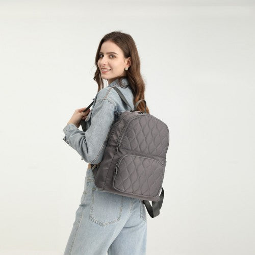 Easy Luggage LB2250 - Miss Lulu Casual Lightweight Ladies Backpack - Black