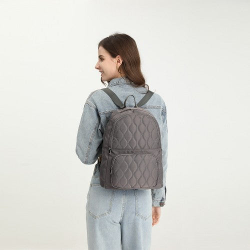 Easy Luggage LB2250 - Miss Lulu Casual Lightweight Ladies Backpack - Black