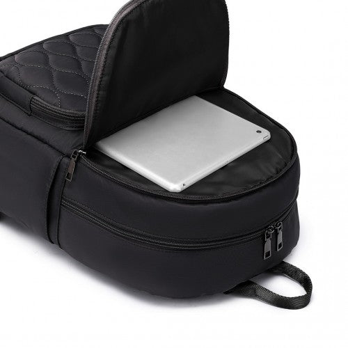 Easy Luggage LB2250 - Miss Lulu Casual Lightweight Ladies Backpack - Black