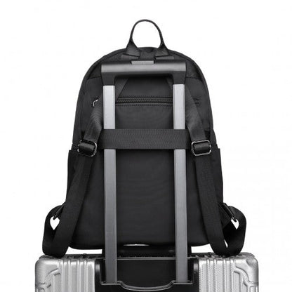 Easy Luggage LB2250 - Miss Lulu Casual Lightweight Ladies Backpack - Black