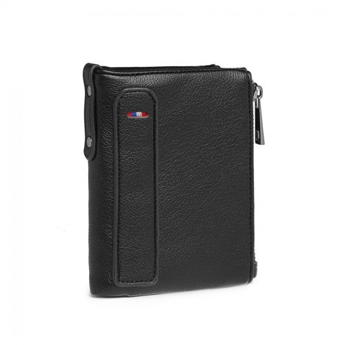 Easy Luggage LP2021 - Miss Lulu Leather Look Wallet - Black