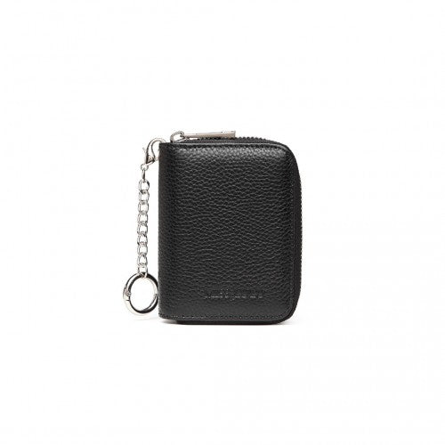 Easy Luggage LP2120 - Miss Lulu RFID Blocking Basic Zip Around Wallet - Black