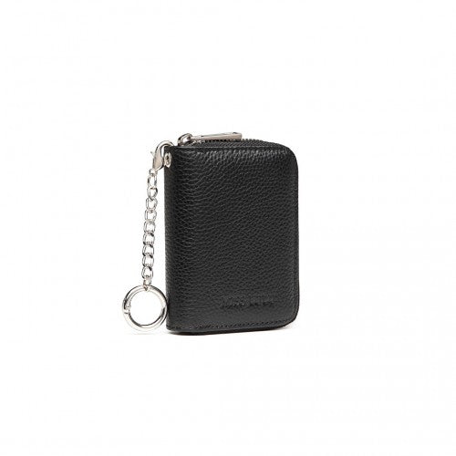 Easy Luggage LP2120 - Miss Lulu RFID Blocking Basic Zip Around Wallet - Black