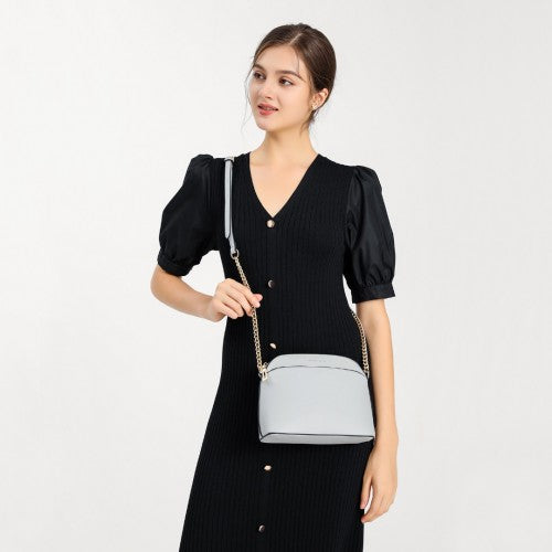 Easy Luggage LT2101 - Miss Lulu Cross-Body Sleek Handbag - Black