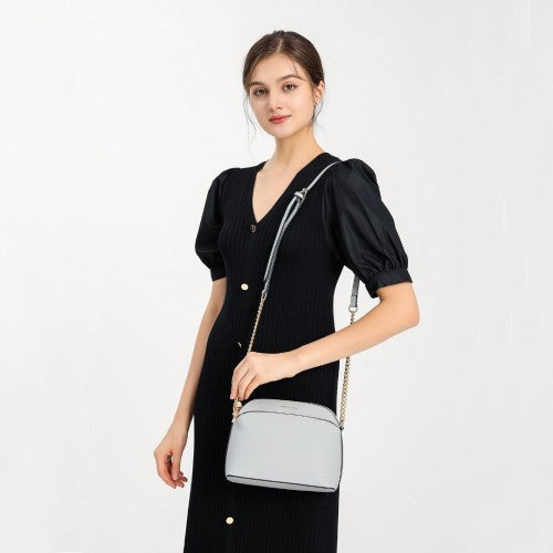 Easy Luggage LT2101 - Miss Lulu Cross-Body Sleek Handbag - Black