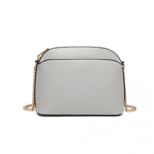 Easy Luggage LT2101 - Miss Lulu Cross-Body Sleek Handbag - Grey